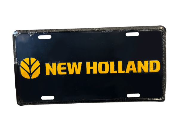 new holland construction license plate